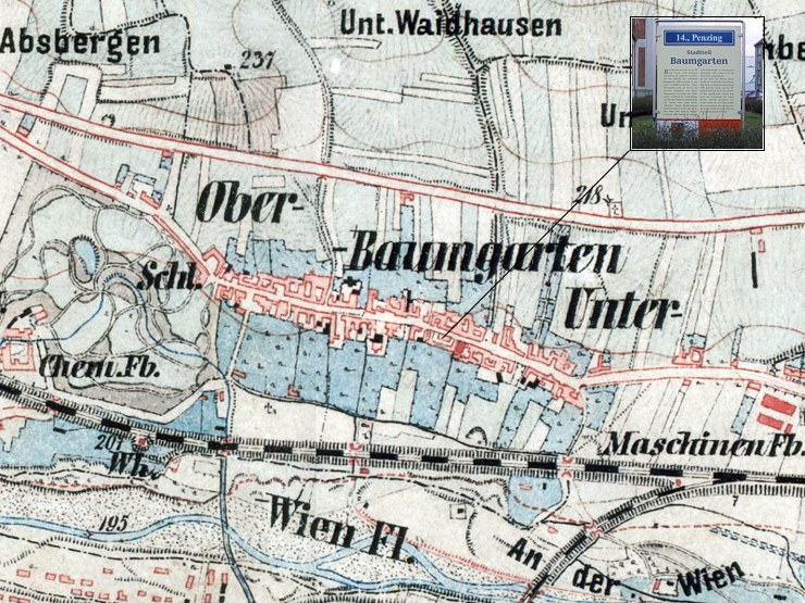Baumgarten im Jahre 1872
