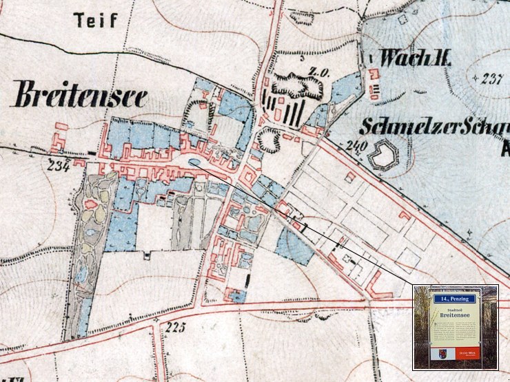 Breitensee im Jahre 1872