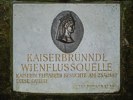 Inschrift an der Wienflussquelle